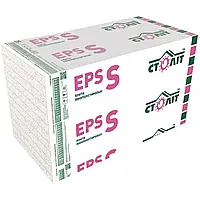 Пінопласт EPS S (вага 7-8 кг/м3) 1000х500х20мм