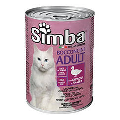 Корм для котів Simba Cat Wet цесарка з качкою 0.415 кг(1892328169)