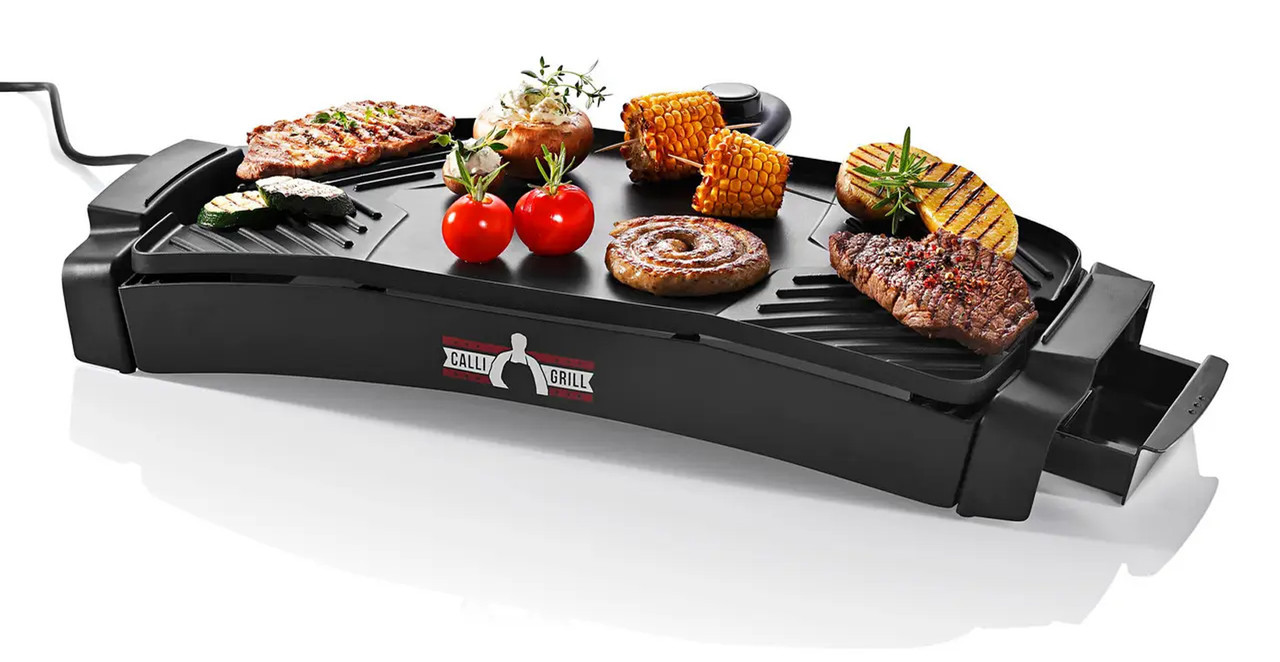 Настільний потужний електричний гриль барбекю Calli Grill XXL 2000Вт