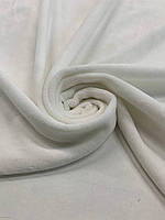 Тканина велюр, 80% бавовна, молочний, Туреччина, 220 г/м2, 180 см
