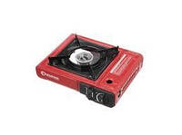 Плитка газова одноконфорочна, п'єзопідпалювання, під газові балони бутан і пропан-бутан INTERTOOL GS-0001