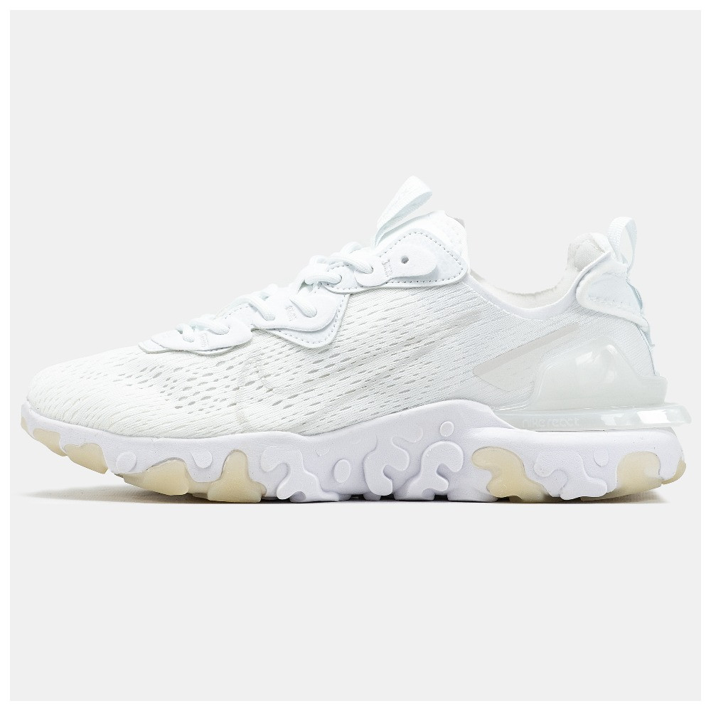 Чоловічі кросівки Nike React Vision White Light Smoke Grey, білі кросівки найк реакт віжн