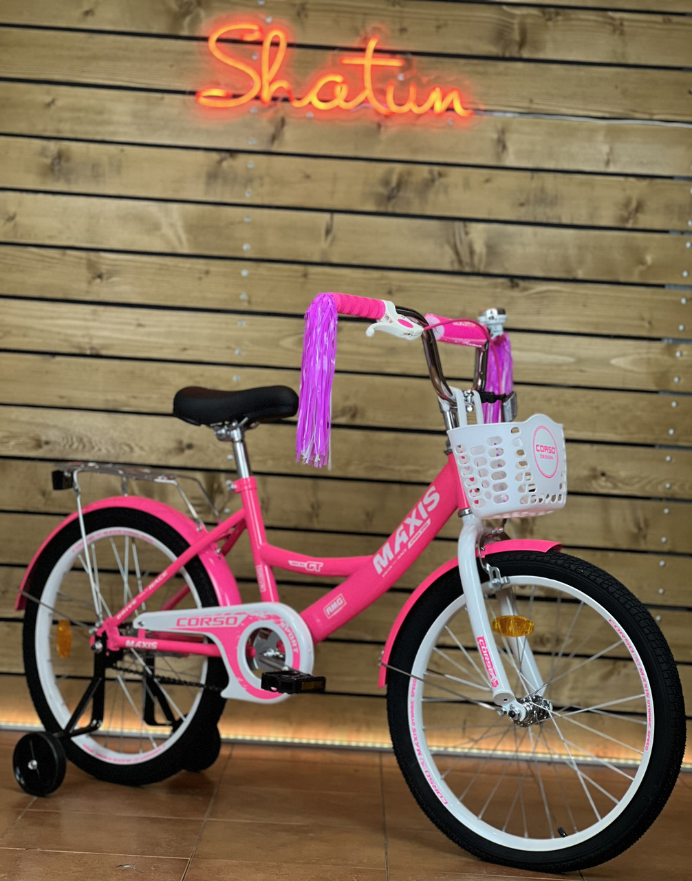 Дитячий велосипед 20" Corso MAXIS CL-20162 рожево-білий на зріст 110-125 см
