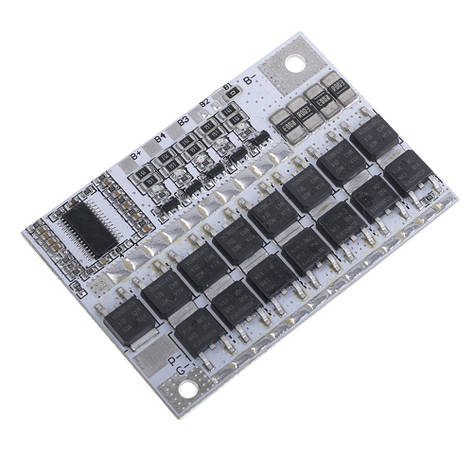 Плата захисту для 4 акумуляторів LI-ION з балансиром, 100 А на М/С BMS3451 TNDC-T28A, фото 1