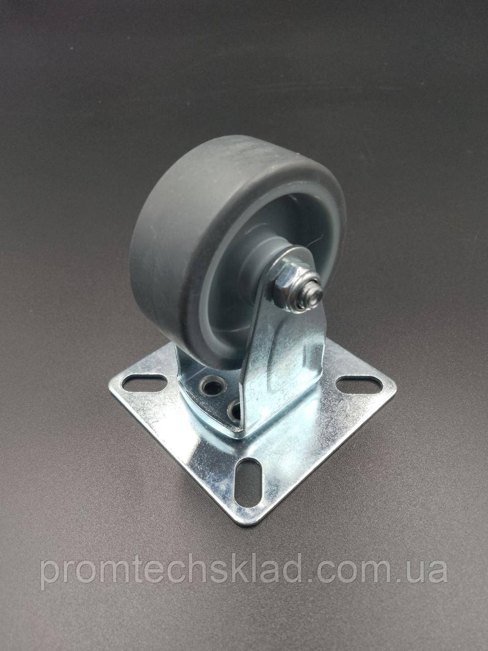Колесо 50 мм апаратне з неповоротним кронштейном