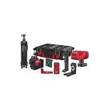 Нівелір лазерний акумуляторний 3D MILWAUKEE M12 3PL-401C (330 |, зелений промінь) (ЗУ + 1Х4А·год + кейс), фото 3