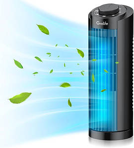 Осцилюючий вентилятор Grelife TF-2007. 3 швидкості, швидке охолодження, тиха робота. Уцінка