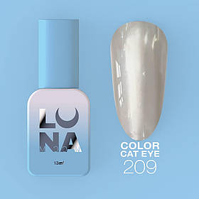 Гель лак "Шовкове котяче око" LunaMoon Color Cat Eye #209 (13 мл.)