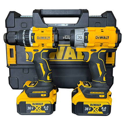 Набір акумуляторного інструменту Dewalt 2 в 1 гайковерт DCF922 + шуруповерт DCD996 (36V/6A), фото 1