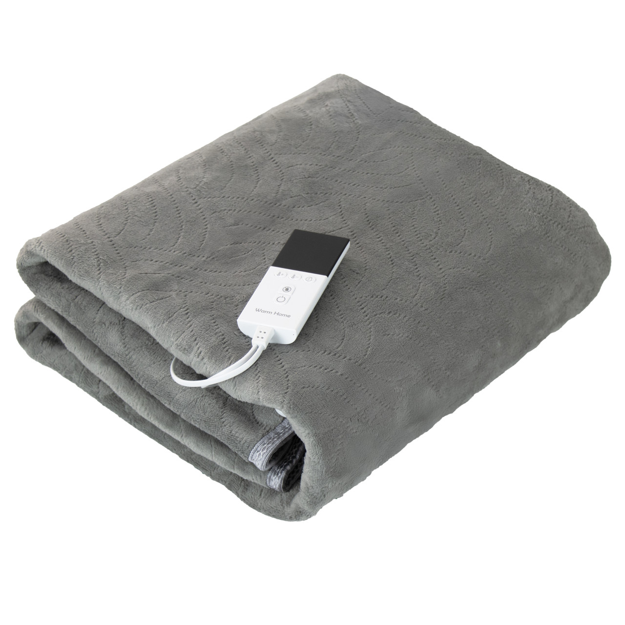 Електроковдра (5 режимів) Warm Home 150x120 YD-008 Flannel Fabric Grey, фото 1