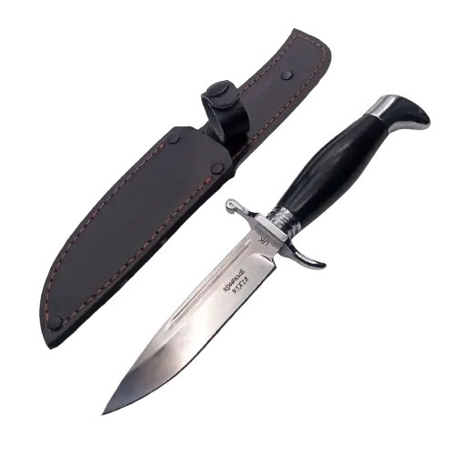 Мисливський ніж 95X18 із Чохлом 25см Black (7_01567)