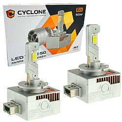 Лампа світлодіодна для фар Cyclone LED type 50 D1S 6000K 12000LM 2 шт комплект