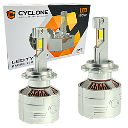 Лампа світлодіодна для фар Cyclone LED type 50 D4S 6000K 12000LM 2 шт комплект