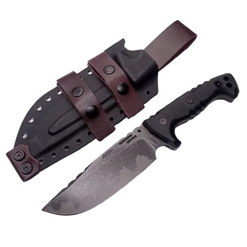 Тактичний мисливський ніж Millrt Bros Blades M10 із Чохлом 30см Black (7_01570)