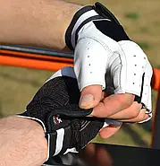 Рукавички для фітнесу MadMax MFG-248 Clasic White M, фото 7