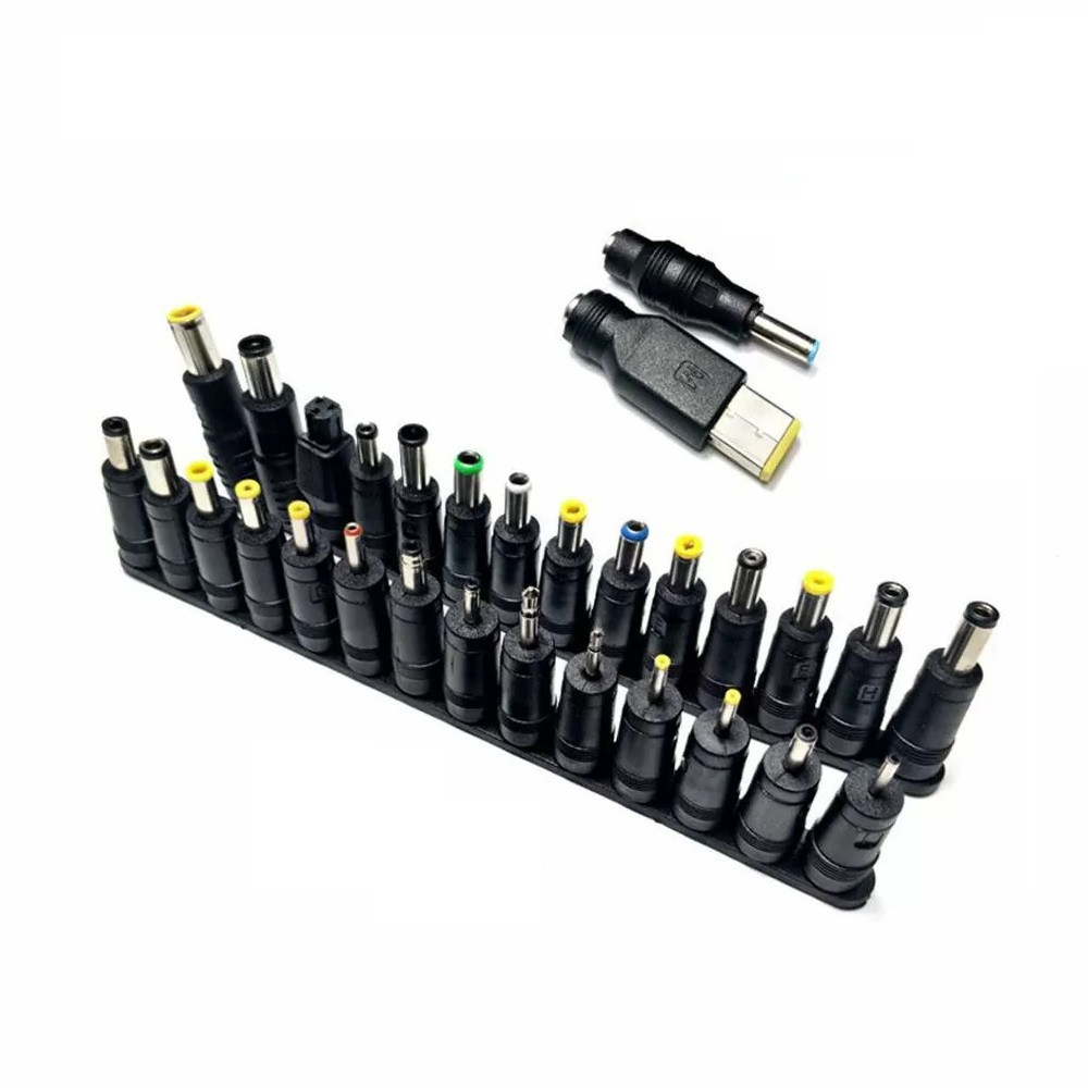 Набір перехідників DC роз'ємів живлення 30 шт. гніздо 5521, фото 1