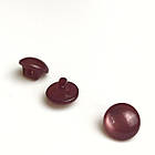 Гудзик круглий перламутровий колір темно-фресовий12мм