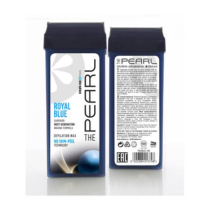 Полімерний віск в картриджі SIMPLE USE BEAUTY Pearl Royal Blue 100 мл, фото 1