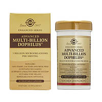 Пробіотики Дофілус Solgar Advanced Multi-Billion Dophilus 60 veg caps Солгар