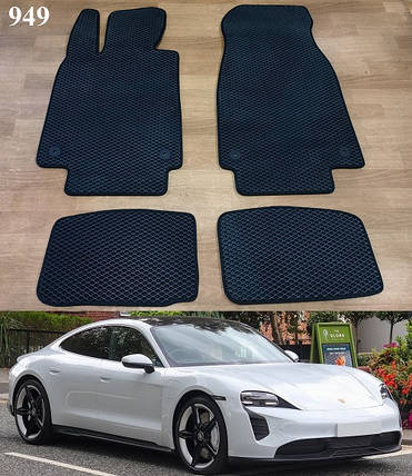 Килимки ЕВА в салон Porsche Taycan '19-, седан, фото 1
