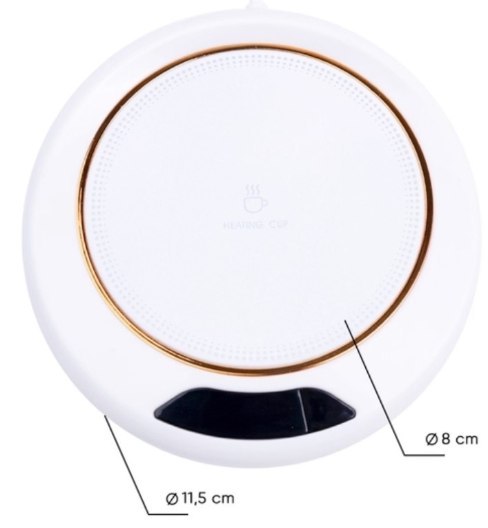 Підігрівач USB платформа для гелю, воску, парафіна, чашки 20вт 55-75°C