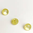 Гудзик круглий перламутровий колір світло-жовтий12мм