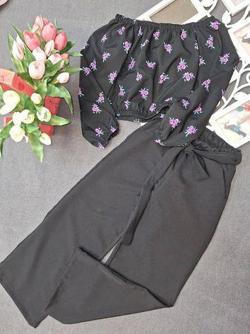 Костюм для дівчинки брючний костюмка Марійка, на зріст 134-158р., фото 1