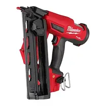 Пістолет цвяхозабивний акумуляторний безщітковий MILWAUKEE M18 FN16GS-0X (25-64 мм) (каркас, HDкейс), фото 2