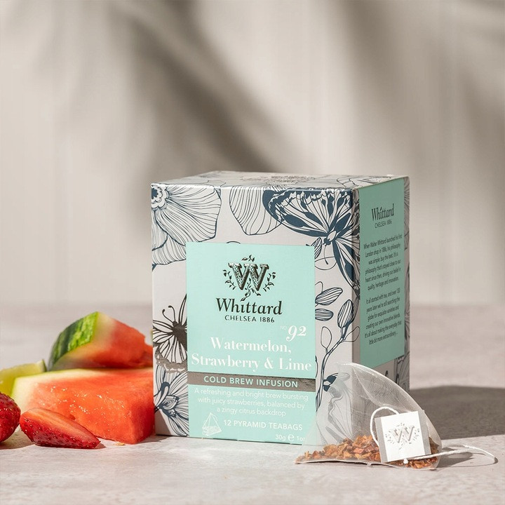 Холодный чай Whittard of Chelsea с арбузом, клубникой и лаймом, 12 шт