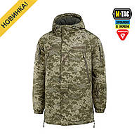 M-Tac парка зимова Alpha Primaloft MM14, піксель, військова, тактична, тепла курточка для ЗСУ