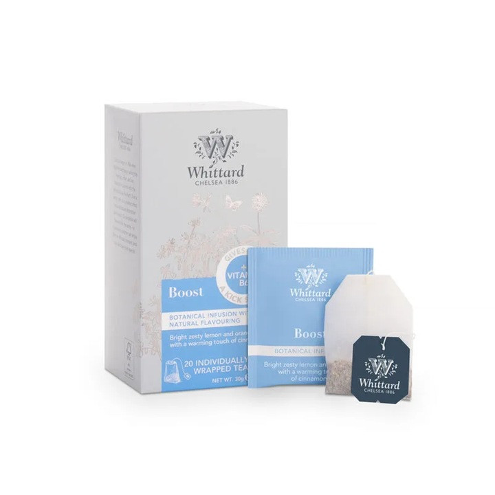Зелений чай Whittard of Chelsea Boost, 20 шт.