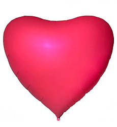 Повітряна куля "Heart" Ø - 160 см., колір - вишневий (сатин)