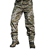 Брюки тактичні софтшел Tactic Softshell «Combat» в кольорі ММ-14 піксель ЗСУ, фото 3