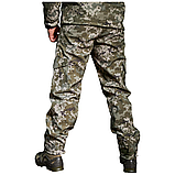 Брюки тактичні софтшел Tactic Softshell «Combat» в кольорі ММ-14 піксель ЗСУ, фото 5
