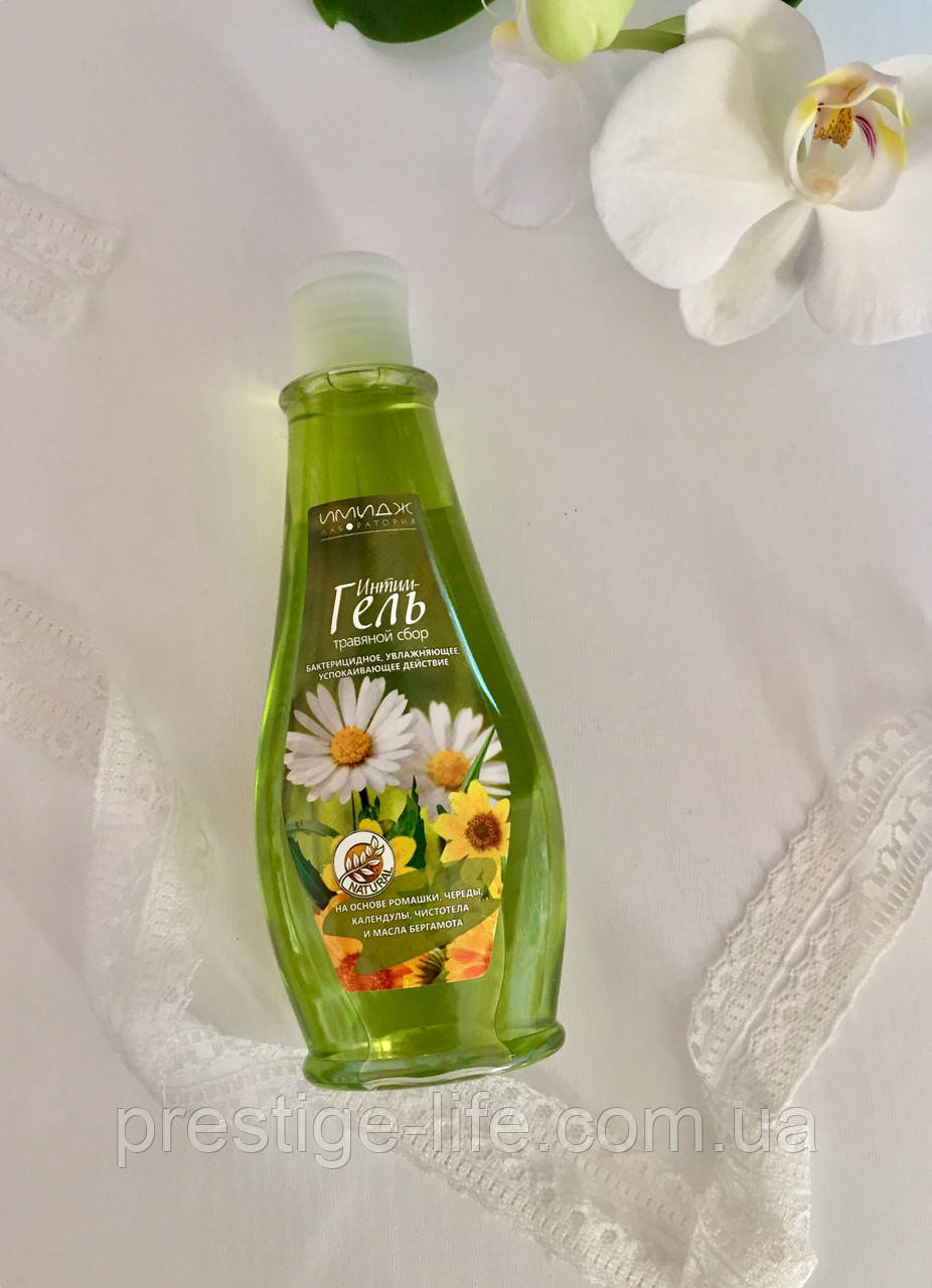 Інтим-гель трав’яний збір Бактерицидна, зволожуюча, заспокійлива дія, фото 1