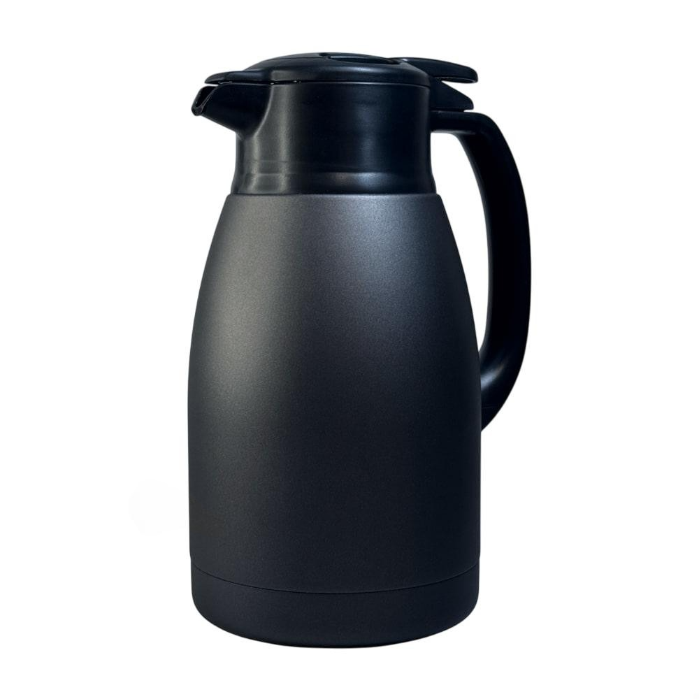 Термос Zojirushi SH-HS19C для чаю з кнопкою металевий 1.5 л Чорний для напоїв матовий нержавіюча сталь