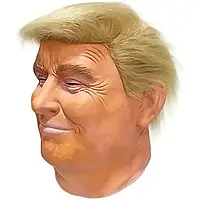 Карнавальна маска доросла латексна до костюму  Дональд Трамп