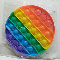 Іграшка Антистрес для дітей КОЛО. Фіджет Антистрес (поп іт пузирі pop it fidget) / Вічна пупирка