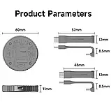 Hagibis MC100 Pro корпус для SSD диска M.2 2230 магнітний, для iPhone 17, 16, 15 pro/pro max, Android, фото 8
