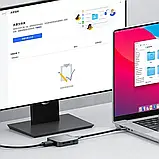 USB-хаб Hagibis TC100 концентратор магнітний для смартфонів і ПК, з AUX, TF/SD card, HDMI, фото 9