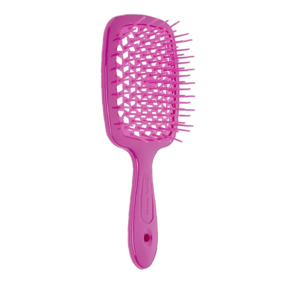 Неоново-рожева прямокутна щітка для волосся Janeke Superbrush The Original 82SP226 FF2, фото 1