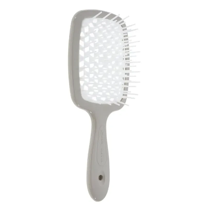Сіро-біла прямокутна щітка для волосся Janeke Superbrush The Original 94SP226 GRI