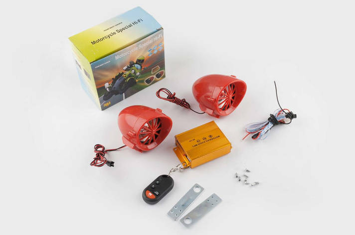 Аудіосистема (3.5, червона, підсвітка, сигн., МР3/FM/SD/USB, ПДУ, роз'єм ППДУ 3K) BEST CHOICE (mod.2), фото 1