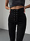 Жіночі лосини; Колір: чорний; Розміри: 42-44, 44-46, 46-48, 48-50, 50-52;, фото 4