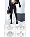 Жіночі лосини; Колір: чорний; Розміри: 42-44, 44-46, 46-48, 48-50, 50-52;, фото 5