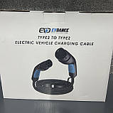 Зарядний кабель EVDANCE Type2 для автомобіля 11 кВт, 16 А, 6 м, 3-фазний заряд електромобіля IP65, фото 5