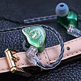 Вакуумні навушники Tangzu Wan'er Jade Green з динамічним випромінювачем (Зелений), фото 4