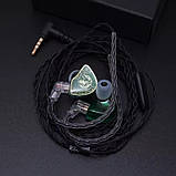 Вакуумні навушники Tangzu Wan'er Jade Green з динамічним випромінювачем (Зелений), фото 6