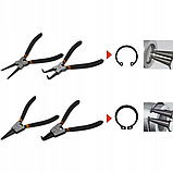 Кліщі багатофункціональні для стопорних кілець набір 4 шт Bigstren (22159), фото 2