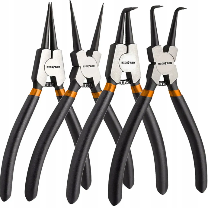 Кліщі багатофункціональні для стопорних кілець набір 4 шт Bigstren (22159), фото 1